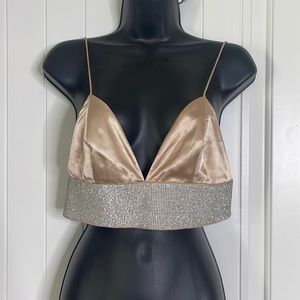 Going out too with rhinestone bottom